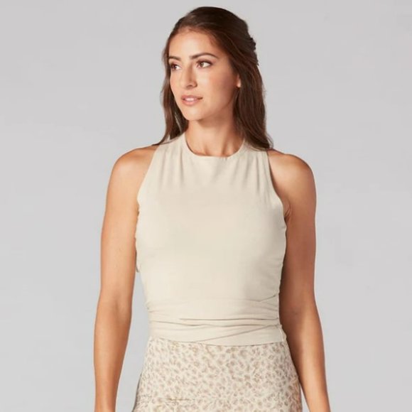 Tavi Wrap-Around Tank Top in Latte - Size Medium - NWT - MSRP: $60 - Picture 1 of 9
